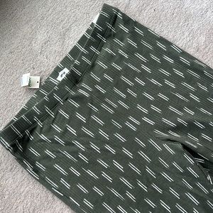 Hi rise crop flair pant